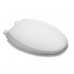 American Standard 5257A65C222 Elongated Plastic Closed Front Toilet Seat & Cover (Linen) - B01F4TGPWS